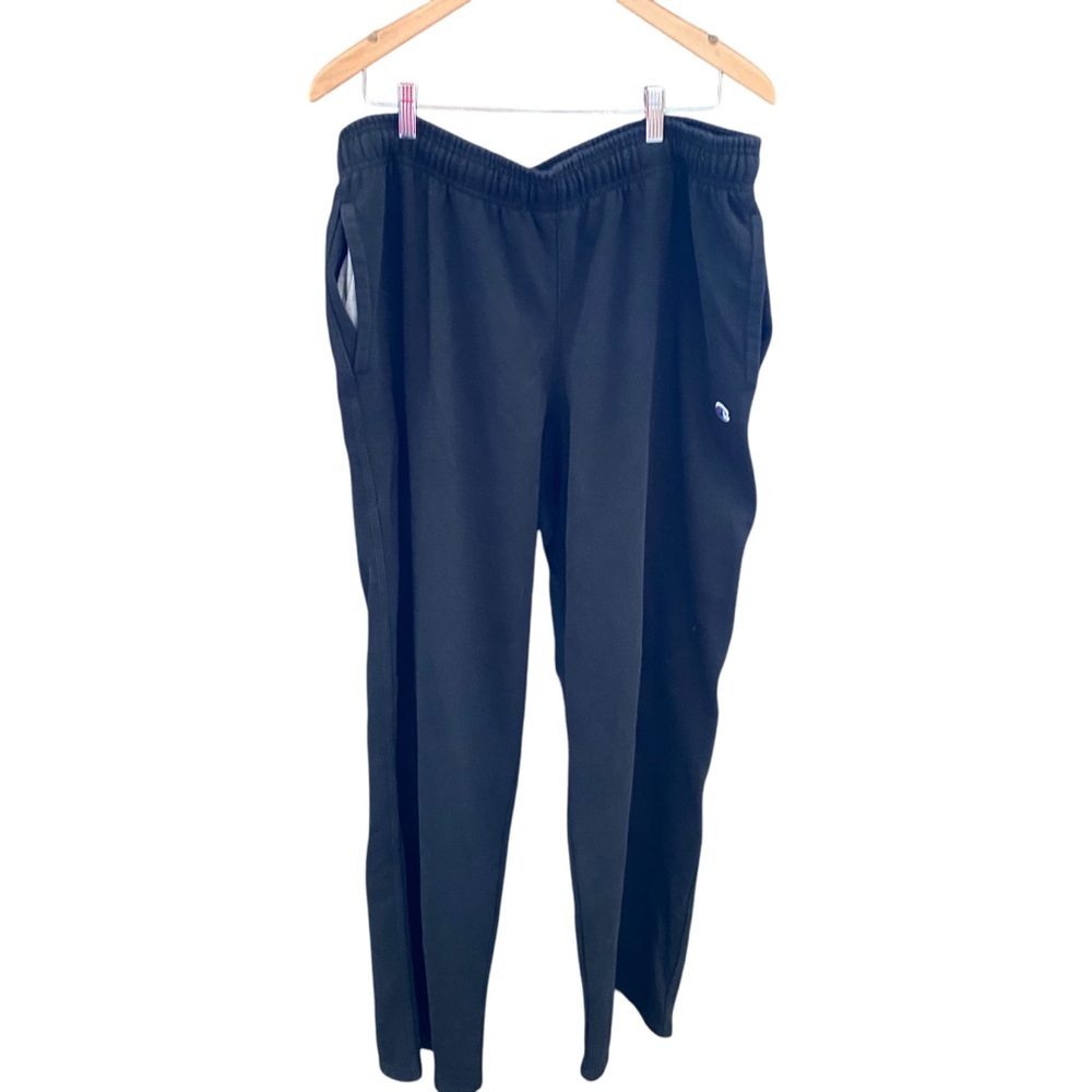 Men’s XXL Champion Black Sweatpants | Elastic Waist & Side Pockets